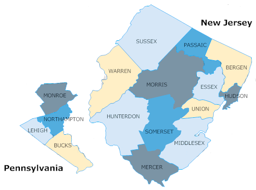 NJ Map